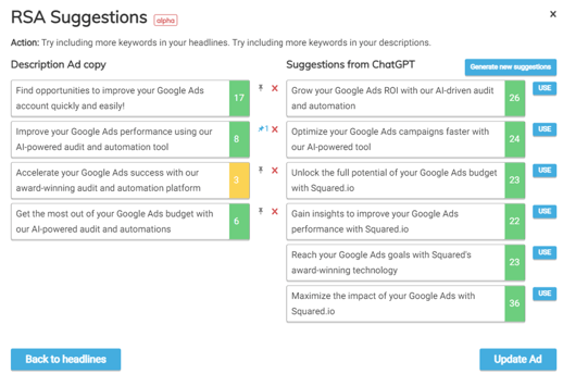 rsa suggestions screenshot 3